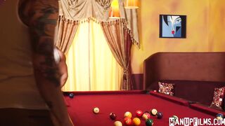 Damien Stone And Johnny Hill Pool Match Turns Into Hard Sex