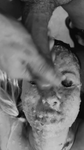Close-up of person with mask on face