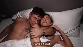 Sexy wife makes him hard then sucks him all up