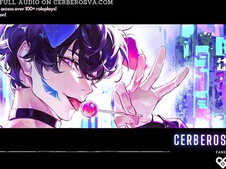 Subby hunk jerking off until I cum after having a booty-ramming inside all night // NSFW Audio & Boy Groans