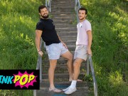 TWINKPOP - Griffin Loves Stretching His Submissive Muscular Boyfriend Brysen's Butt Hole