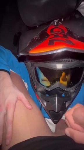 Nike Tech Fleece &amp; MX Helmet