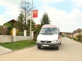 Selena EURO Gipsy Interior Cunt&Mugur, outdoor, dress, high heels, european, vagina screw, Teaser#1