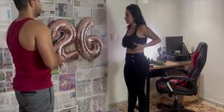 I Celebrate My Birthday and the Photographer Ends up Fucking Me