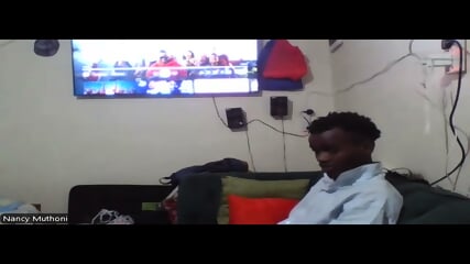 Nancy Muthoni With A Shy Boy