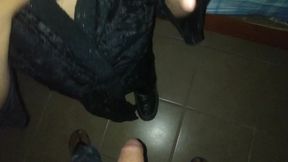 my friend s girlfriend returned to my house for her cell phone but she wanted cum in her ass and i fucked her on the roof