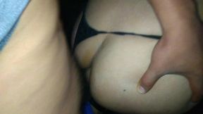 my friend s girlfriend returned to my house for her cell phone but she wanted cum in her ass and i fucked her on the roof