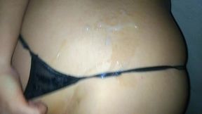 my friend s girlfriend returned to my house for her cell phone but she wanted cum in her ass and i fucked her on the roof