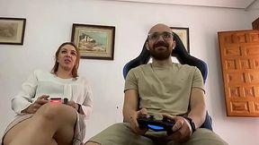 Strip Game Turns into Blowjob Challenge