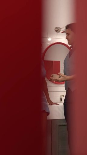 Epic moment from &quot;My Husband&#039;s Boss - Chapter 1 - Christian fucked Vivian in a public restroom - Highlight&quot;
