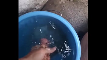 Cumshot underwater