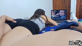 my pretty niece is bored and she comes to my room to keep me company. i can t resist looking at her ass and i start to touch her until she lets herself be fucked