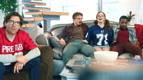 ”BBW stepdaughter Leana Lovings fucks stepdads friends during the game”