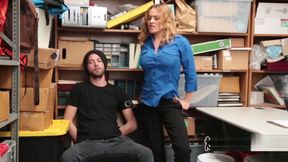 Officer Krissy Lynn takes advantage of handsome criminal with big cock