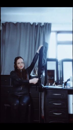 A Catsuit and Boots Sort of Day I Got New Gloves
