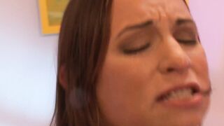 Hung biker licks und drills heiß blond Womens snatch auf seine motorcycle