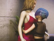 Very Tall Teen with Big Boobs Grows into a Mini Giantess with Huge Tits