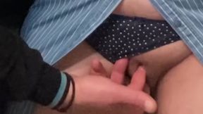 Hot Juicy Pussy Fingered in Subway by Total Stranger