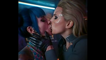 Cyberpunk 2077- City of lesbian dreams [Part 1] (AI generated)