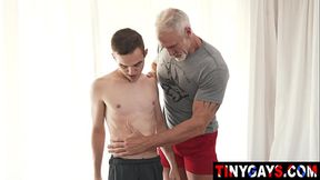 Seeing how Bold and Proud the Boyish Bottom Stands Despite His Stature - Tinygays