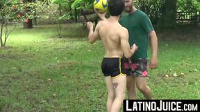 Alluring hottie Ayun makes curly Felix moan hard by rimming his ass