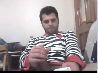 Big Dick Turkish Guy Masturbates