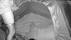 during his jog, a guy discovers a young camper and submits him - caught on night vision cam - part 1