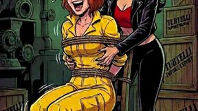 April O'Neil prise au piège des chatouilles !