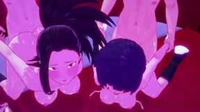 My Hero Academia Hentai Orgy – Ochaco, Momo, Tsuyu, Jiro Take Turns For Uncensored Pleasure