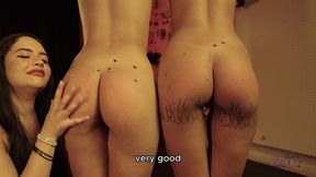 pt1 - spanking my two subs: a 4k sensual candle & kissing session
