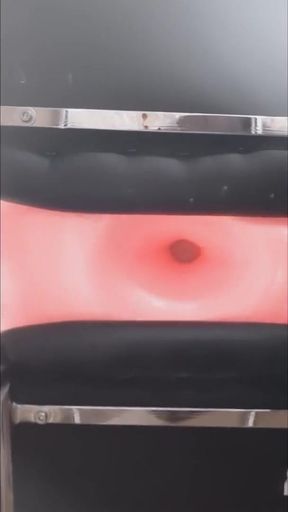 Exercise donut ball pumped