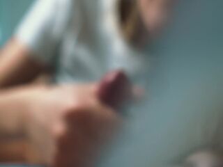 Step sister decided to masturbate me and I filmed it on video and smeared the entire lens