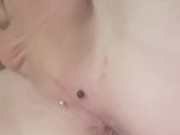 Rouquin se masturbe en body