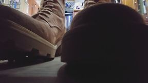 Chrissy unknown toy crush in kitchen