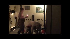 Slave on the block ...