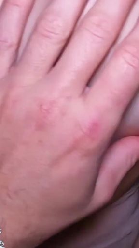 Jaw-dropping moment from &quot;Big BOOBS MATURE in PANTYHOSE getting HUGE CUM ON HAIRY PUSSY&quot;