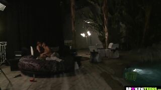 BrokenTeens – Red Haired Dani Jansen Having Outdoor Sex Inside A Party