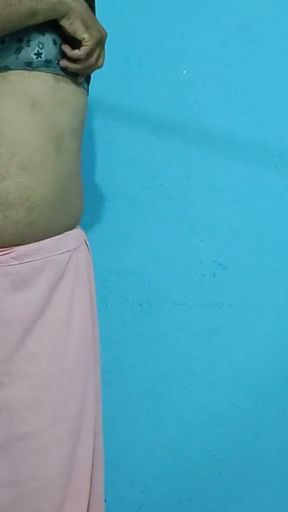 Today I wore all the clothes of my wife, how do you like in my wife's clothes?   Clip 1