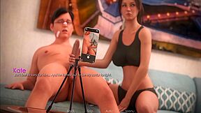 Kate Kate Is Giving A Handjob To John