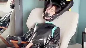 Rubber Fetish Twinks Edging - Tyler Tanner And Derek Palacios