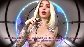 My pendulum will make you fall in love with my hairy pussy - ASMR, JOI, REPROGRAMMING