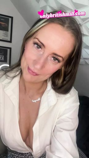 Horny British Nurse is really stressed