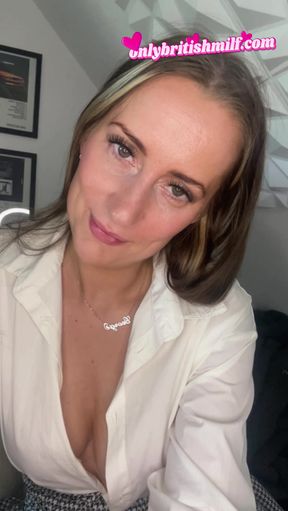 Horny British Nurse is really stressed