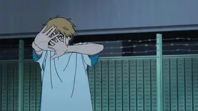 Reze Chainsaw Man rewards Denji with a deepthroat blowjob at the pool