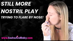 Virtual Nostril Fucking with Teeny DiIdo - Nose Fetish - Nostril Fetish