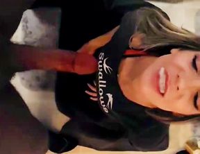 MILF Tiffany Montana getting her daily dosage like a good lil Cumslut