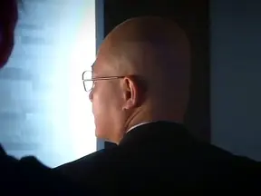 Latex-clad Beauty Gets Fucked Hard By Two Thick Dicks Together