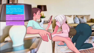 Stepmom gives blowjob to stepson hard dick