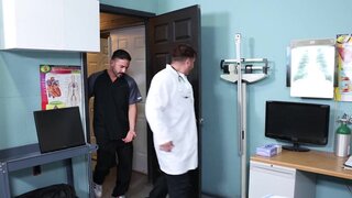 Riley Mitchel banging a handsome Latino patient