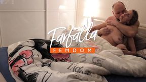 Amateur wife has multiple powerful orgasms at home